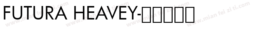 FUTURA HEAVEY字体转换